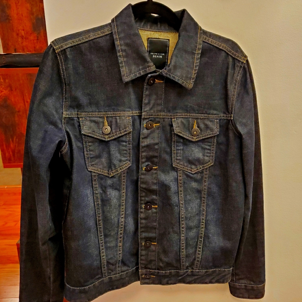 Frank & Oak, medium denim jacket.